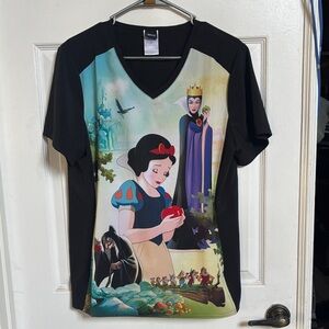 Snow White Scrub top